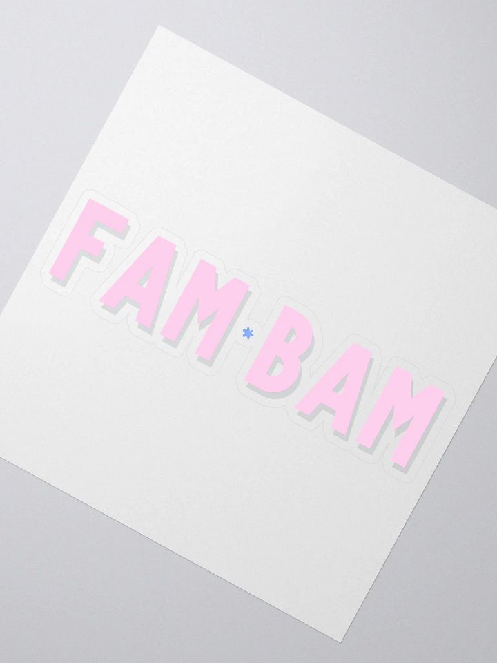 Fam Bam Pink Sticker product image (2)