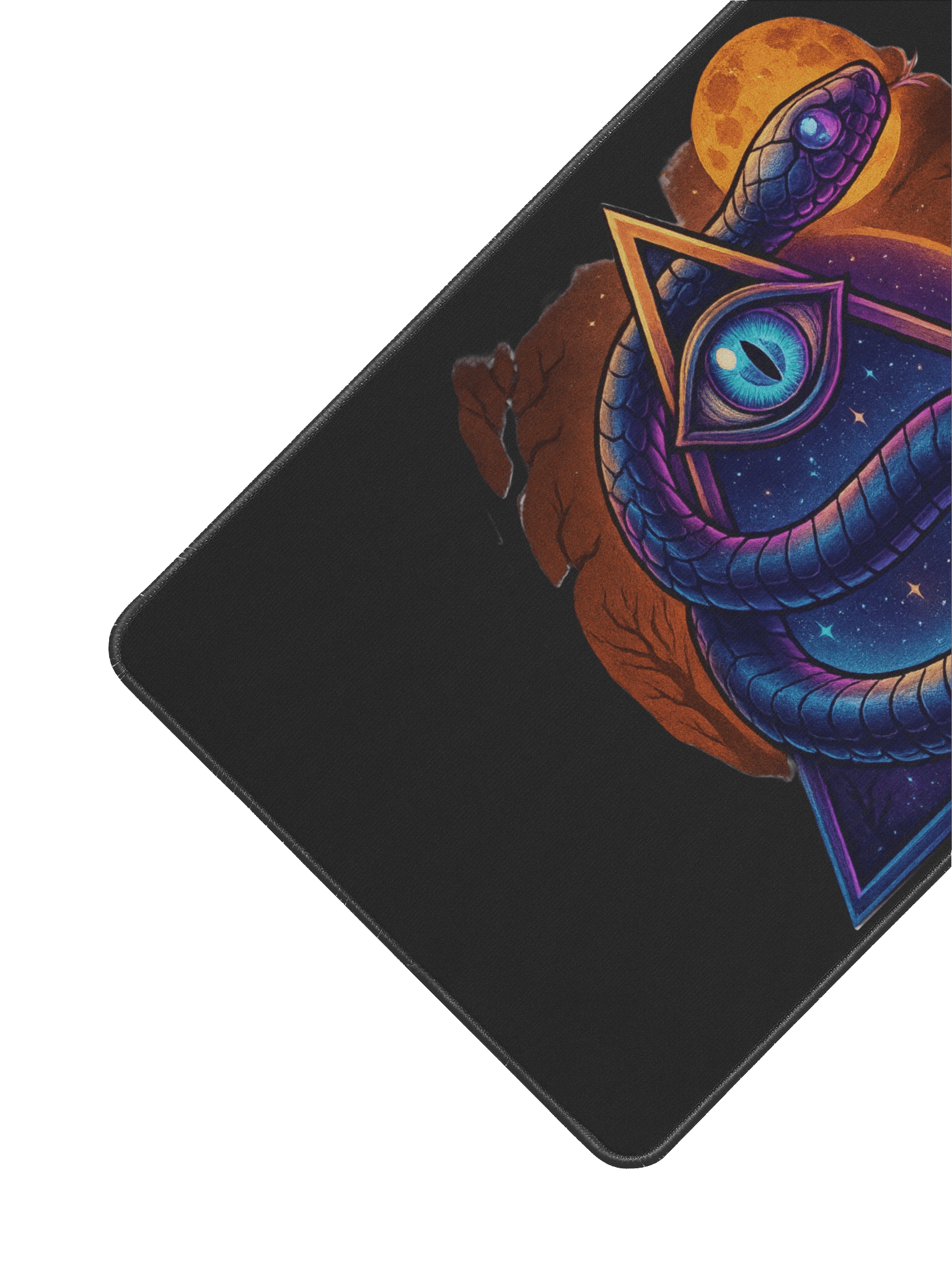 MIDNIGHT GROVE DESK MAT – 12"x22" [BLACK BACKGROUND] product image (2)