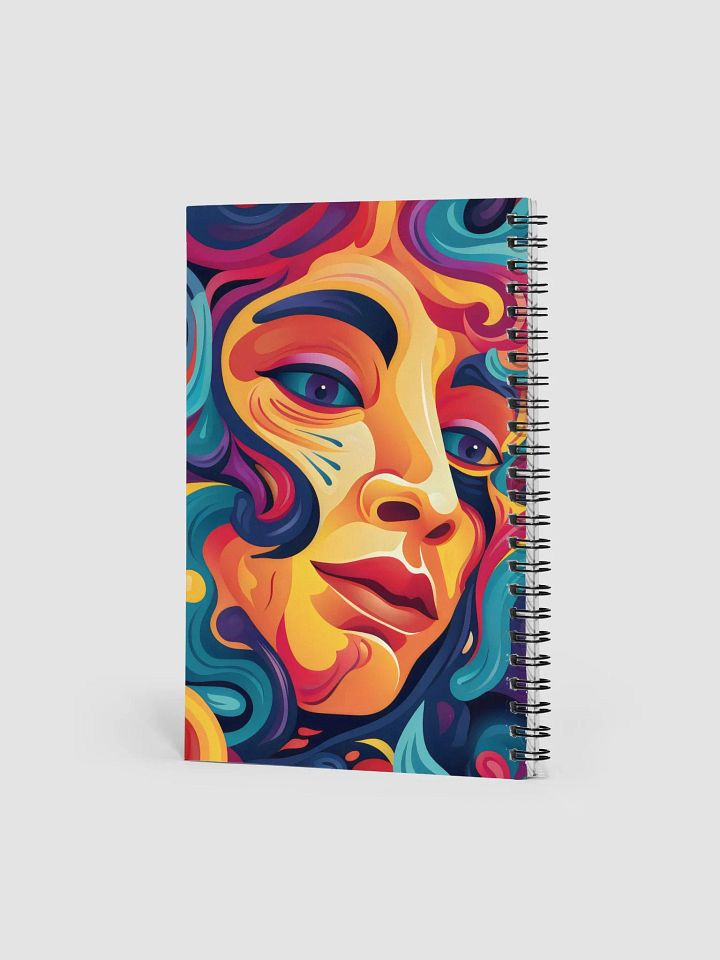 Psychedelic Portrait Spiral Notebook product image (2)