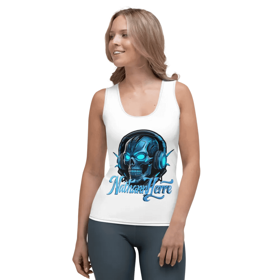 Neon Skull Beats Women's Tank Top product image (1)