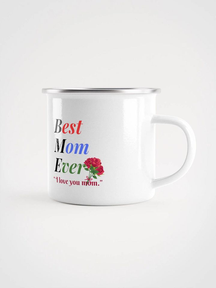 Best Mom Ever Enamel Mug product image (1)