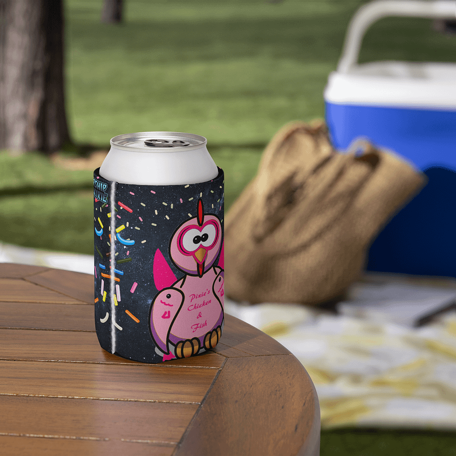 Starship Valkyrie Pixie's Chicken and Fish Coozie product image (5)