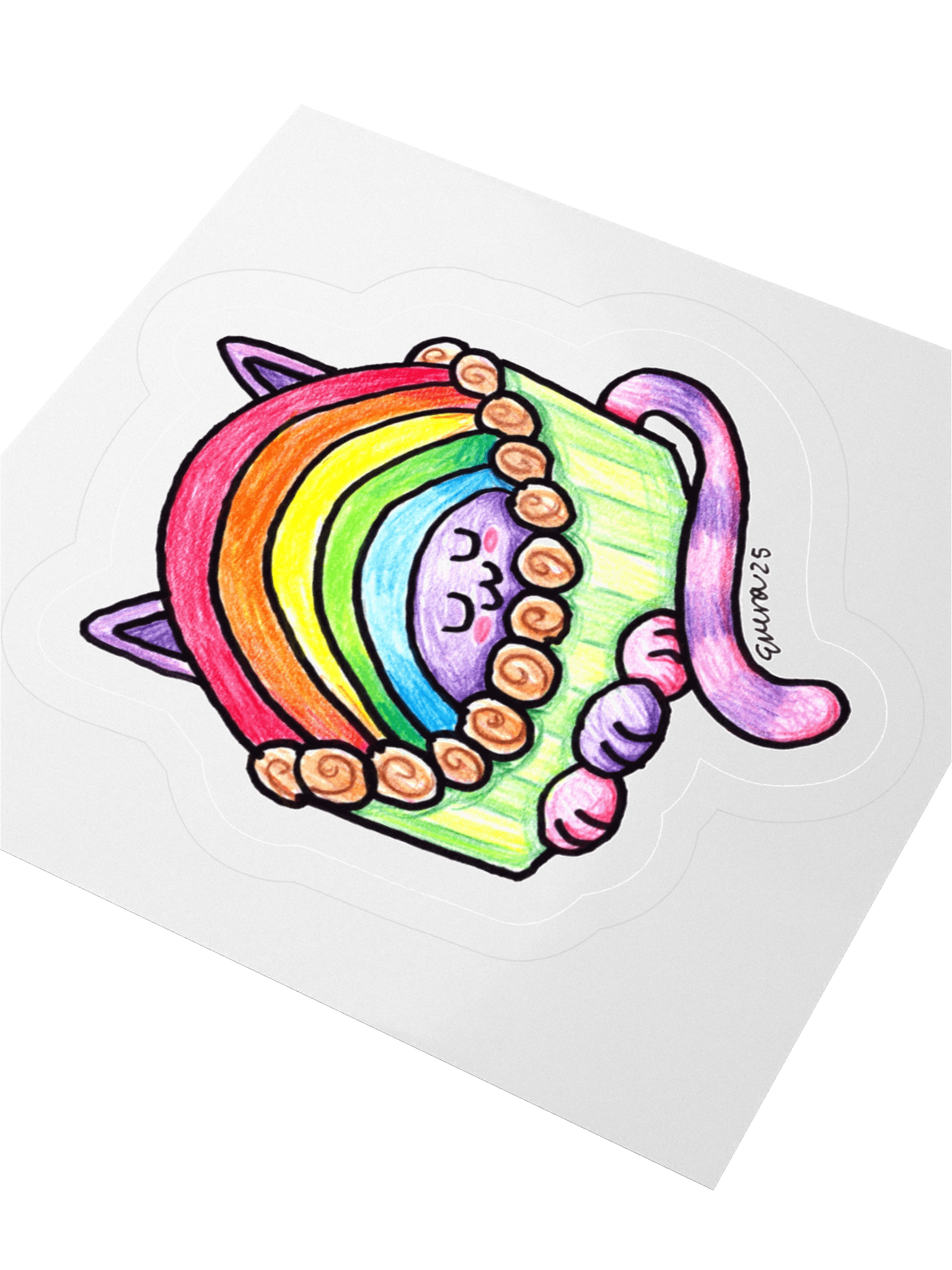 Rainbow Pie Sticker product image (3)