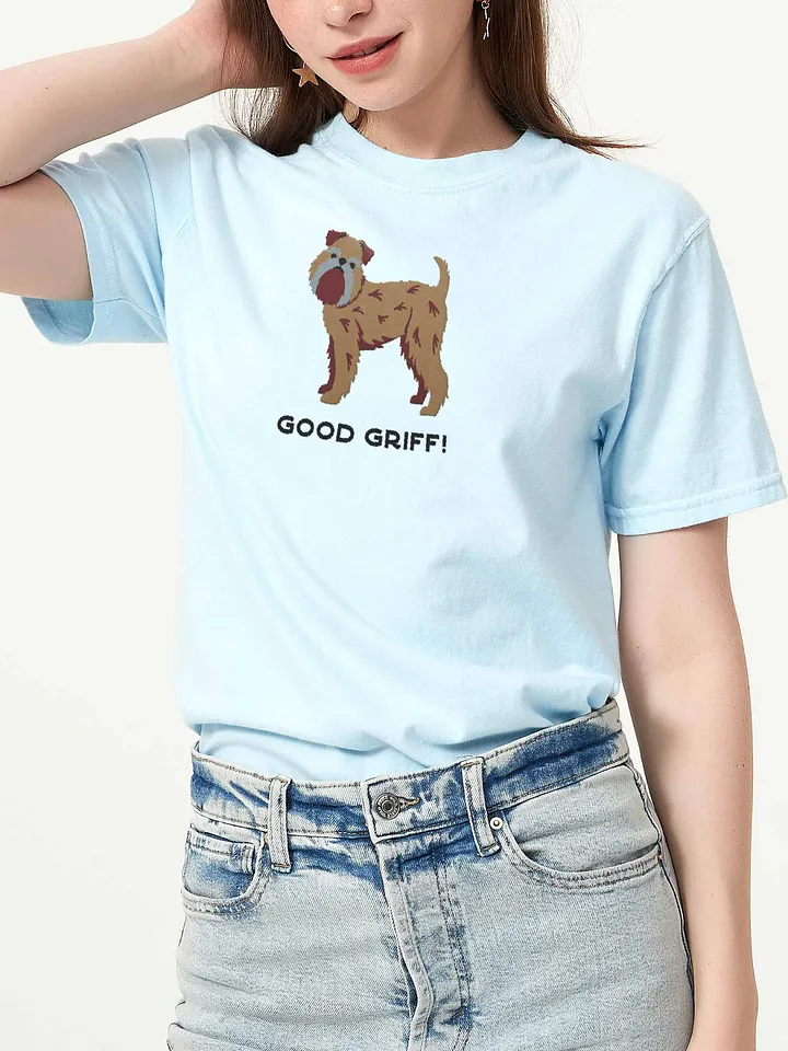 Good Griff T-Shirt(Embroidered) of a Brussels Griffon product image (2)