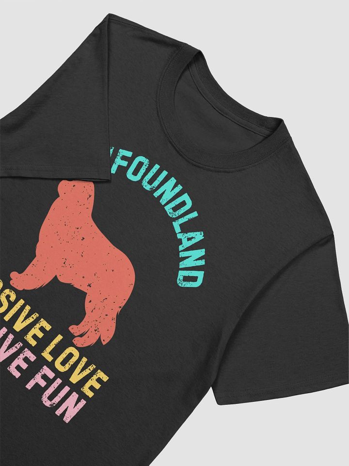 Newfoundland Dog T-Shirt with Silhouette – Subtle and Stylish product image (2)
