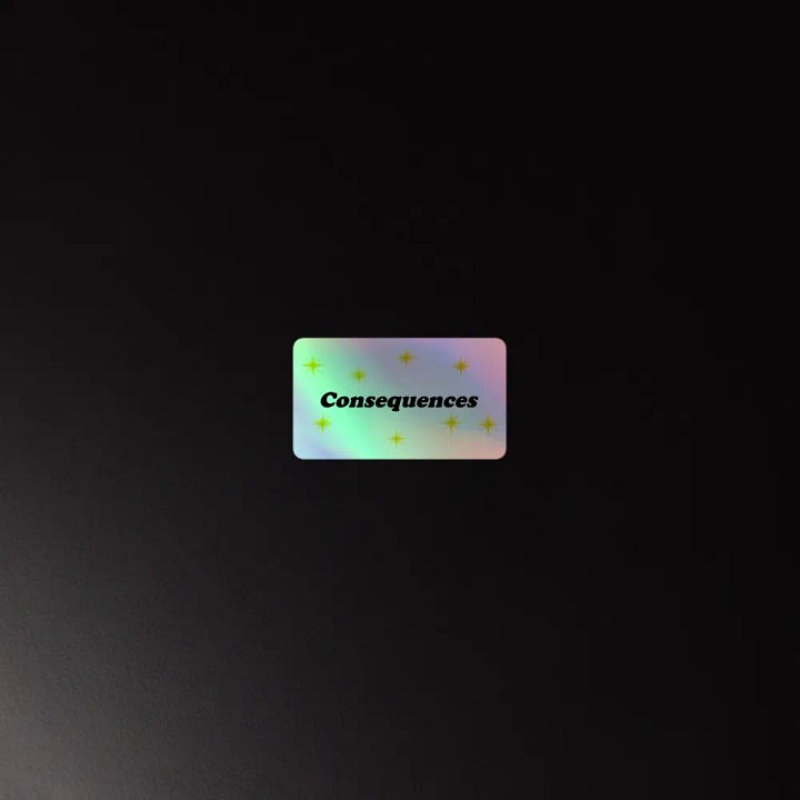 Consequences sticker product image (2)