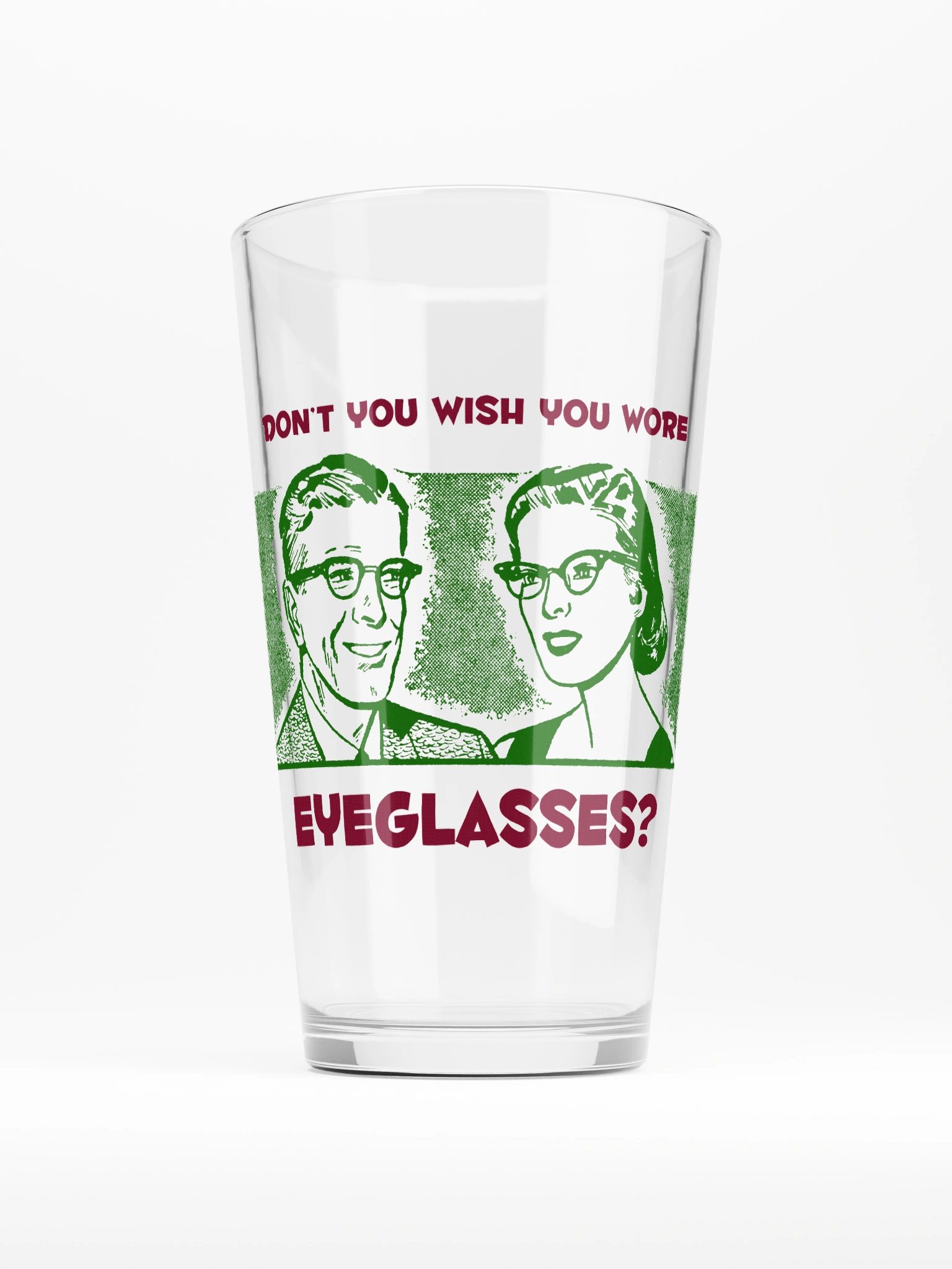 'Eyeglasses Envy' Pint Glass product image (1)