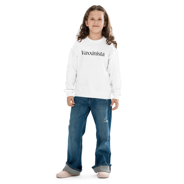 Vaxxinista Youth Crewneck Sweatshirt product image (2)