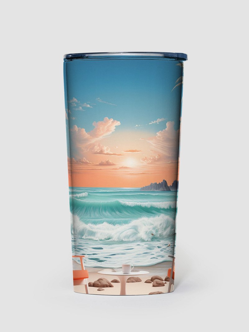 Sunset Serenity Stainless Steel Tumbler
