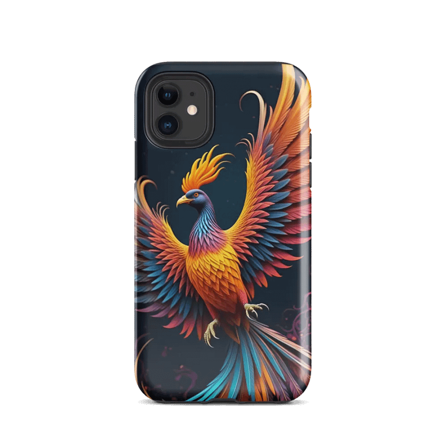 Tough Phone Case for iPhone® - Colorful Phoenix product image (47)