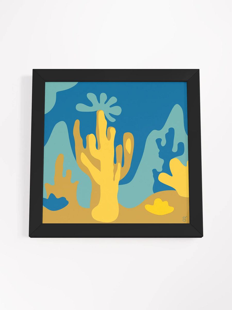 Ocean's Artistry Framed Poster - Abstract Landscape No. 6 product image (50)