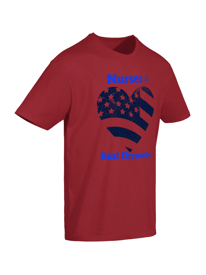 Patriotic Nurses Heart T-Shirt product image (4)
