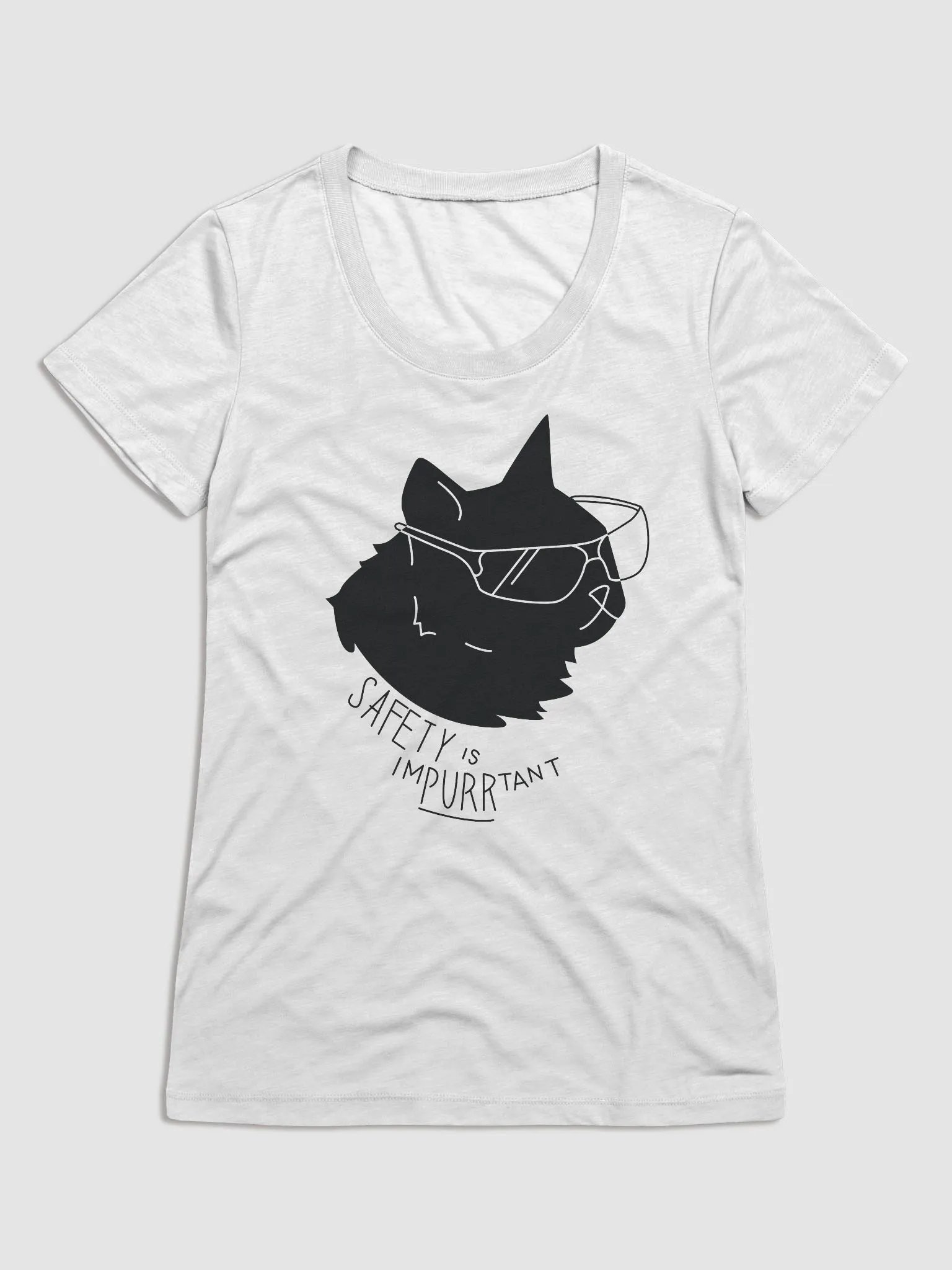 Safety Is ImPURRtant Women's Tee product image (1)