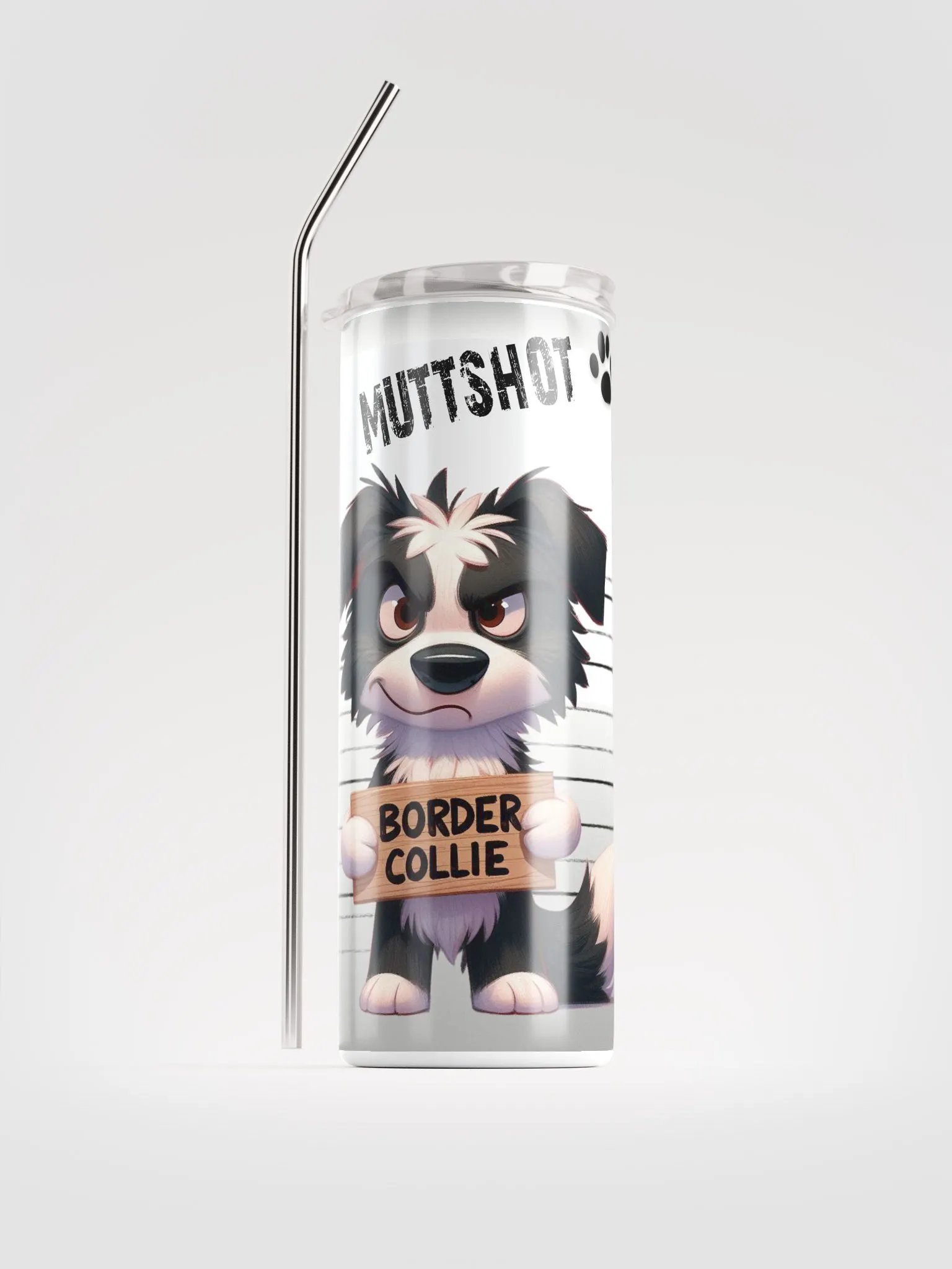 Border Collie Muttshot Tumbler product image (1)