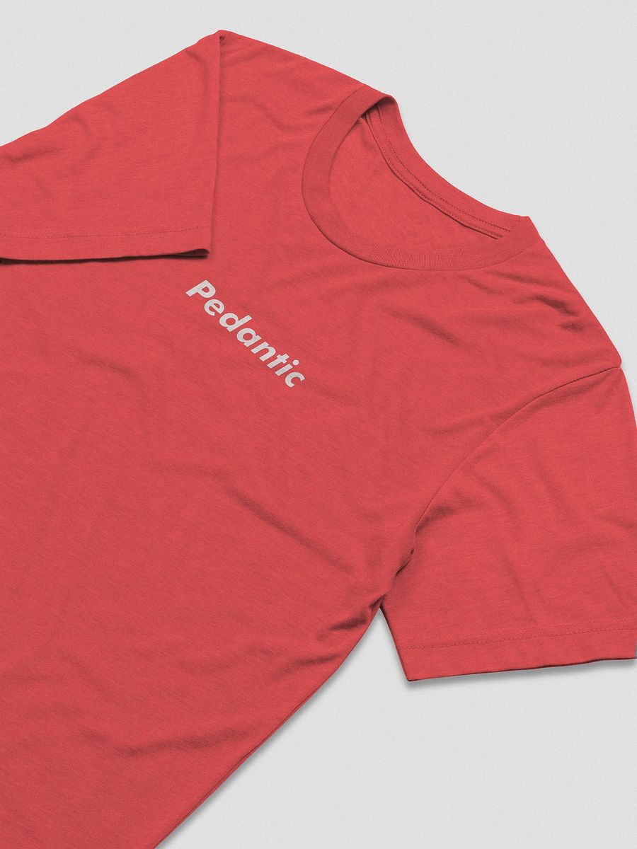 Pedantic T-Shirt (White Text, Tri-Blend) product image (34)
