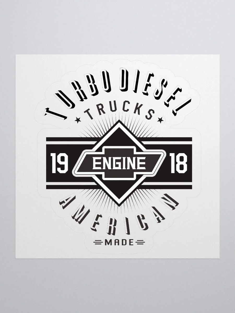 Retro American Made Diamond Engine Stickers product image (2)