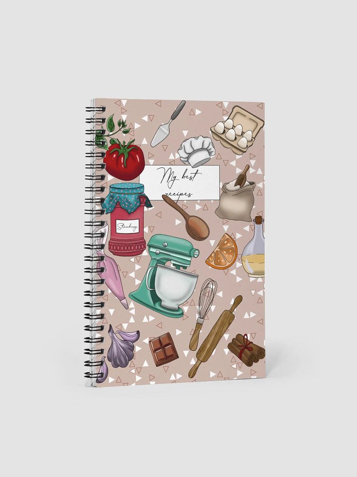 My best recipes - Dotted recipe notebook product image (2)
