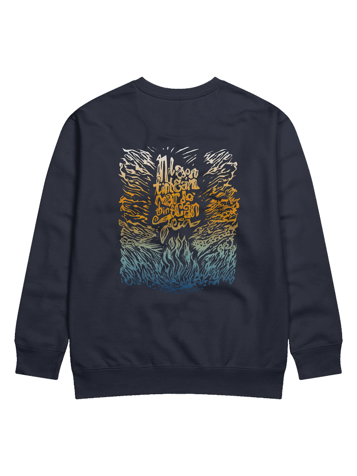 Níl aon tinteán mar do thinteán féin - Colour - SOL'S Eco Raglan HoodieCotton Heritage Premium Sweatshirt (Back Patch) product image (2)