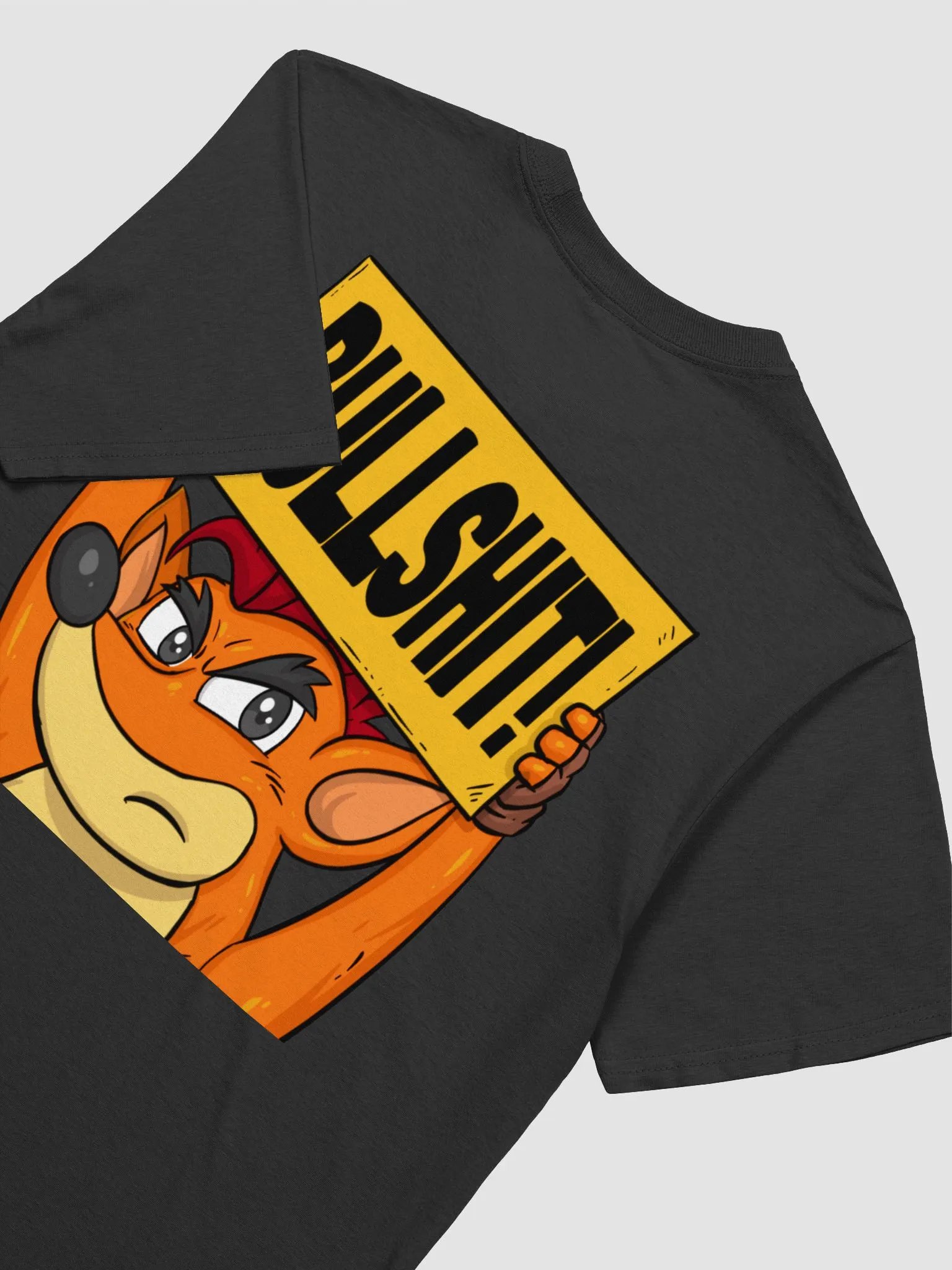 Logo T-Shirt With Bullsh*t Emote On Back product image (24)