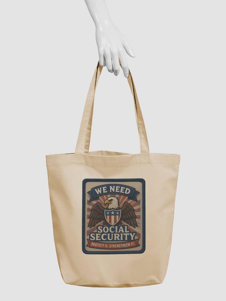 Social Security Patch Tote Bag product image (3)