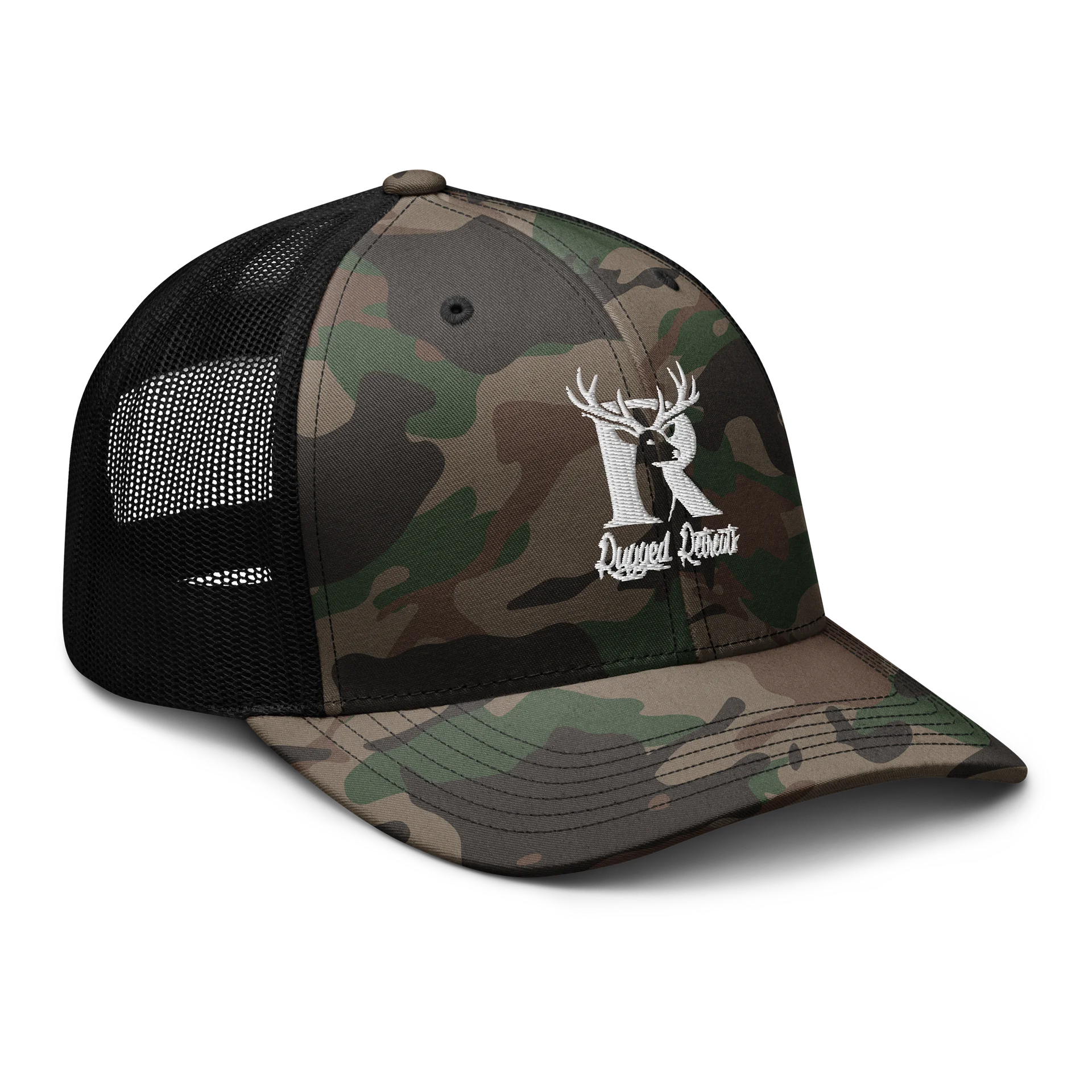 Rugged Retreats Camo Hat product image (6)