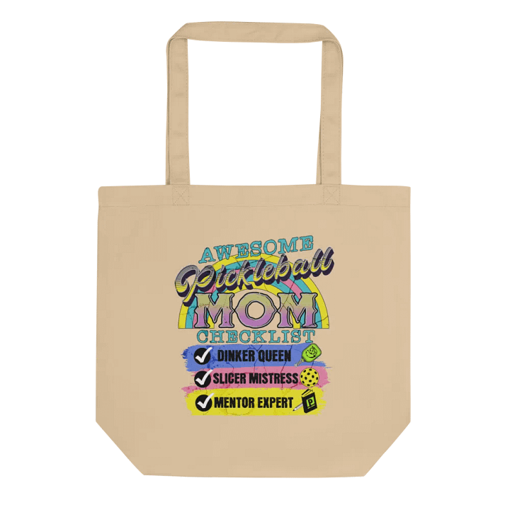 Mom Checklist Pickleball Tote Bag product image (1)