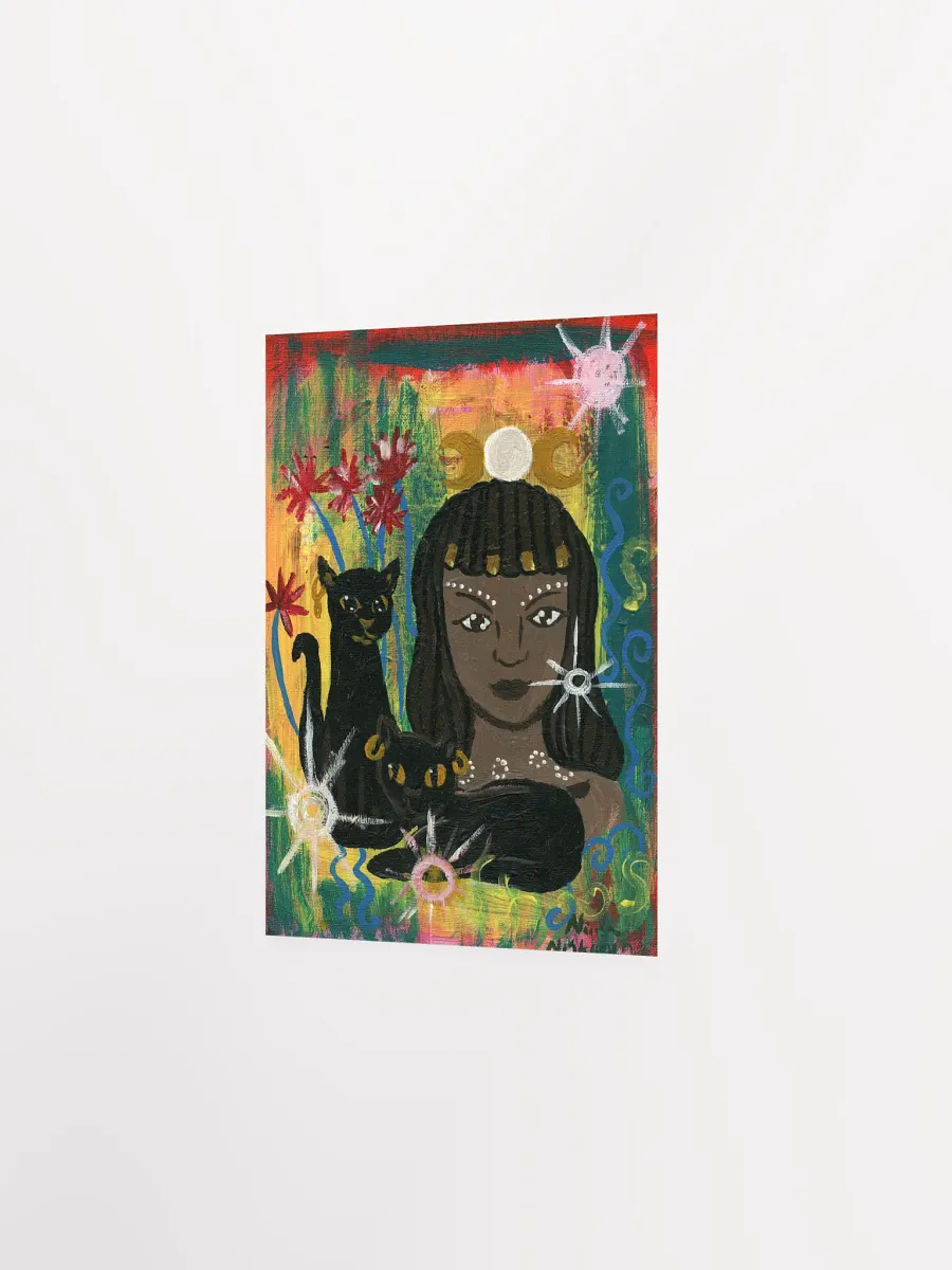 Goddess Bastet Art Print product image (2)