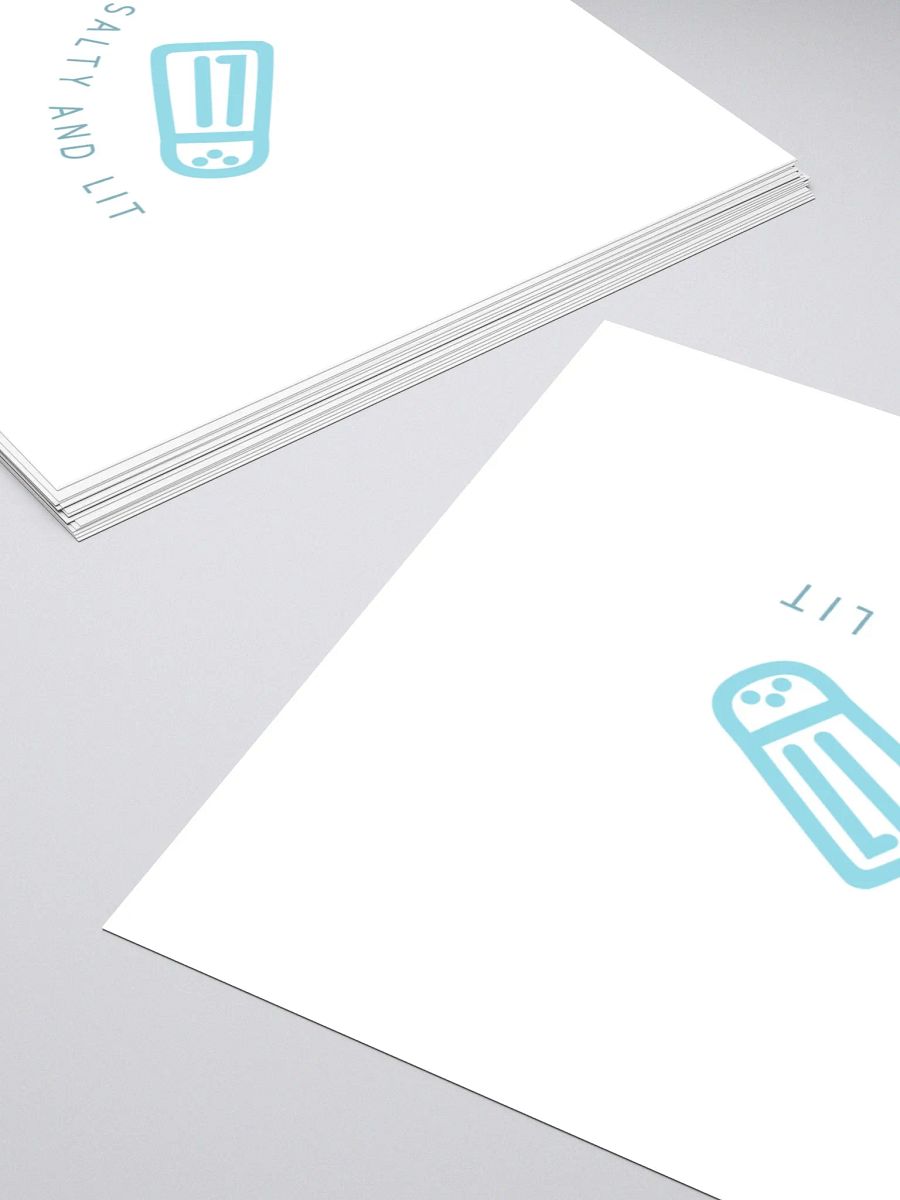 Salty and Lit - Sticker product image (4)