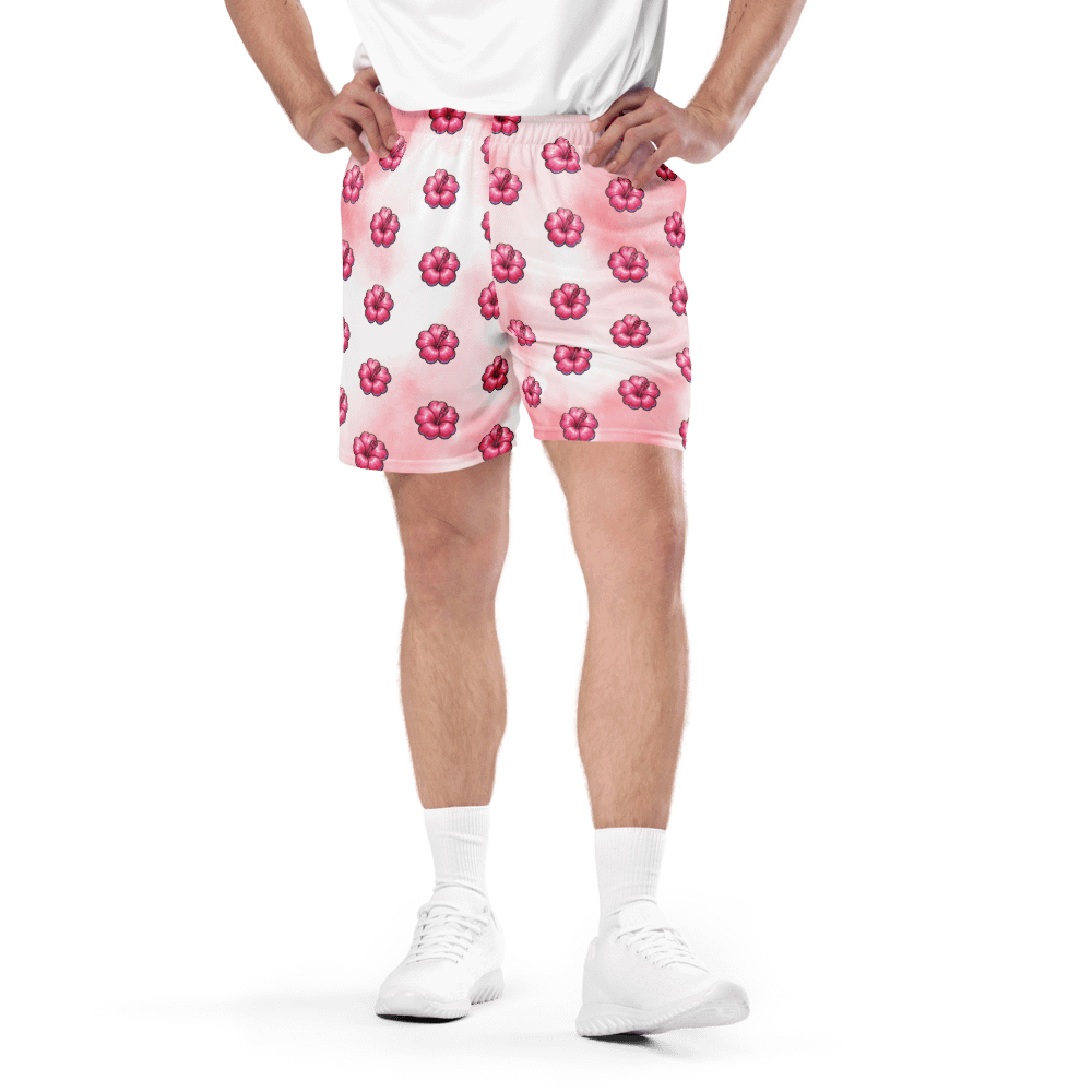 NRG Cherry Blossom Athletic Shorts (Pink Marble) product image (1)