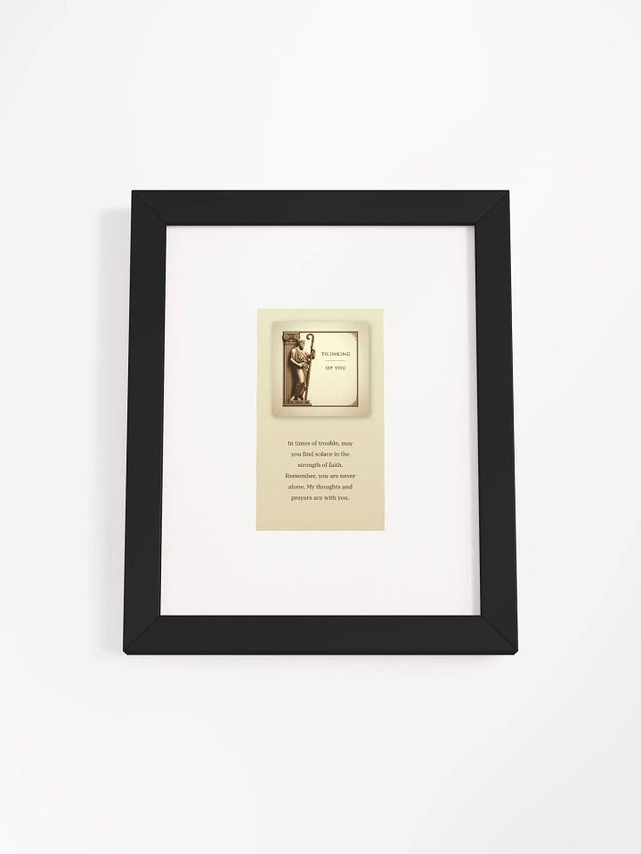 Solace in Faith Framed Poster product image (6)
