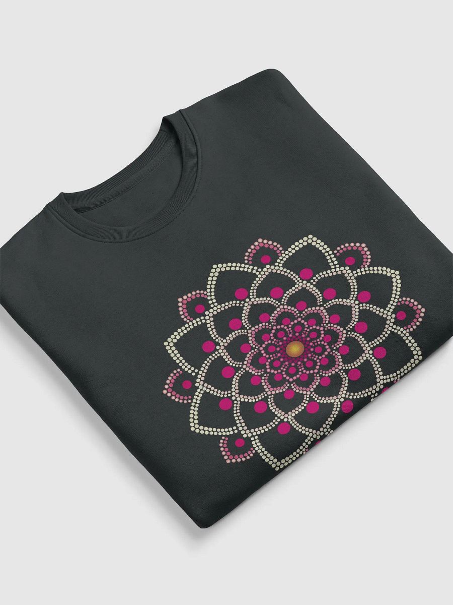 Simple Pink Mandala Unisex Eco Sweatshirt product image (3)