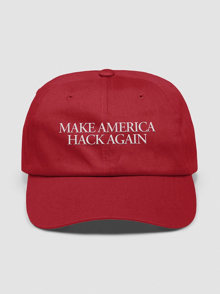 Make America Hack Again hat - 100% cotton product image (1)