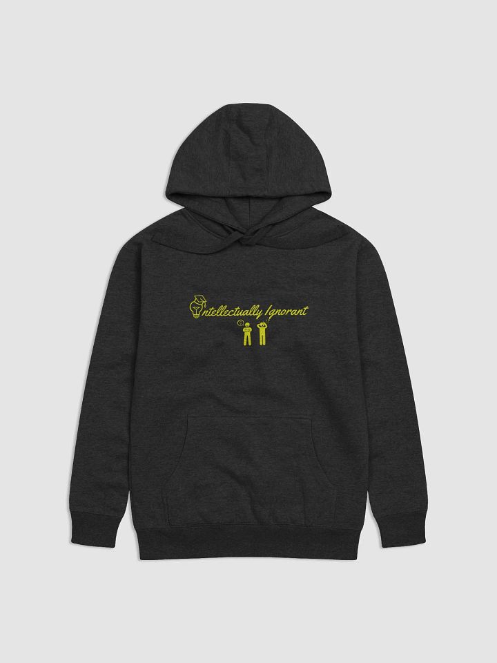 Intellectually Ignorant ( Yellow Logo) premium Hoodie product image (5)