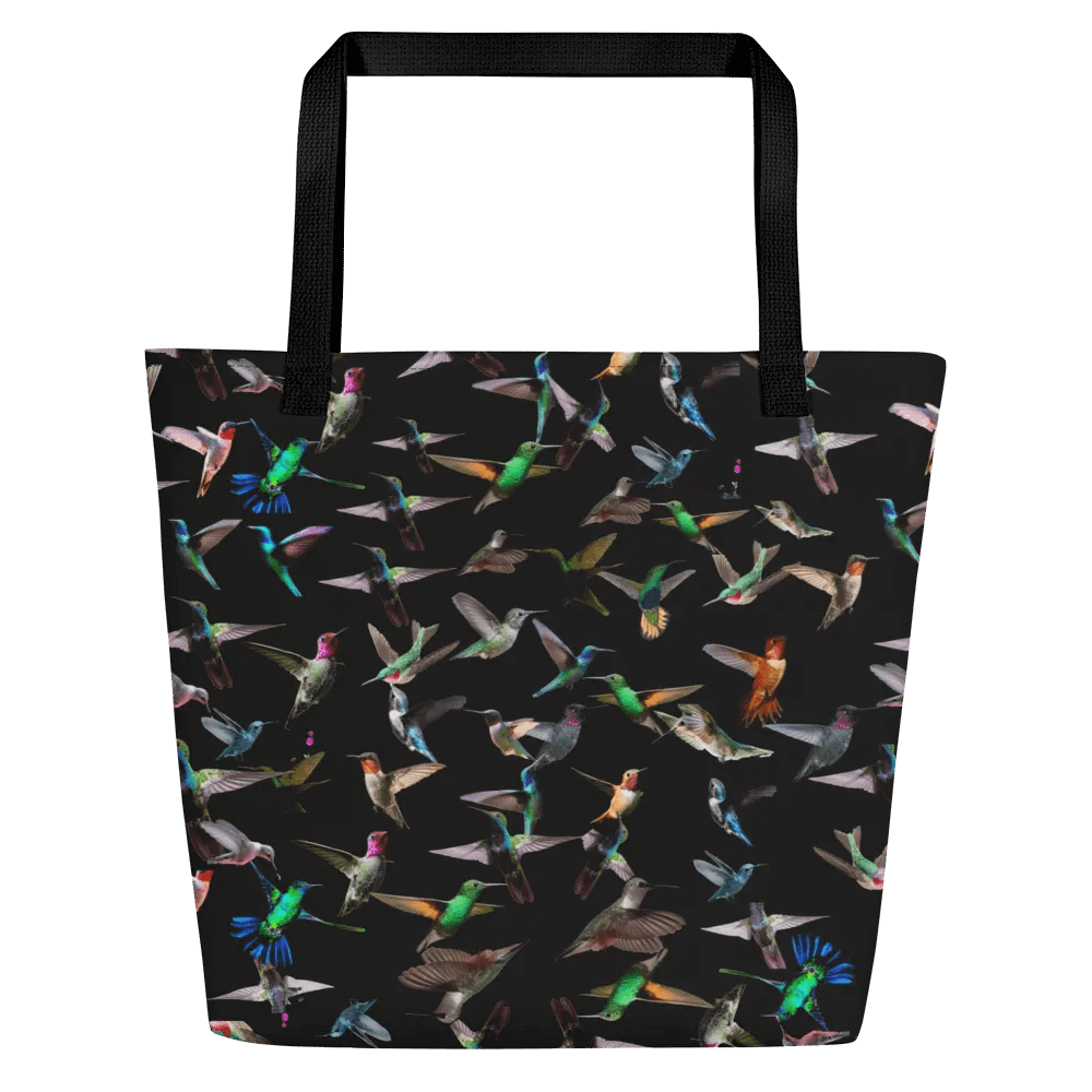 colorful hummingbirds tote for birders friends moms product image (3)
