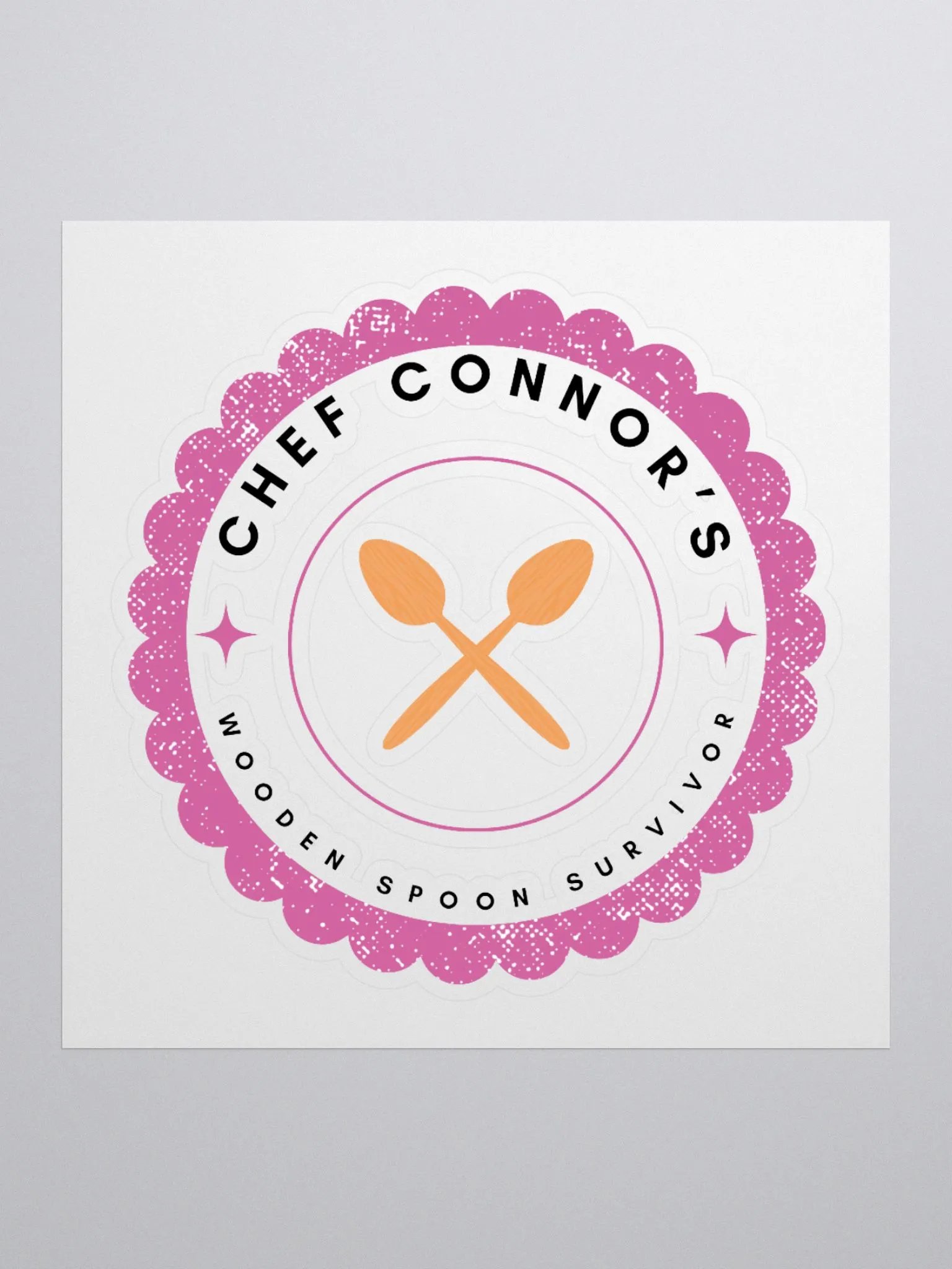 Chef Connor Kiss Cut Sticker product image (1)