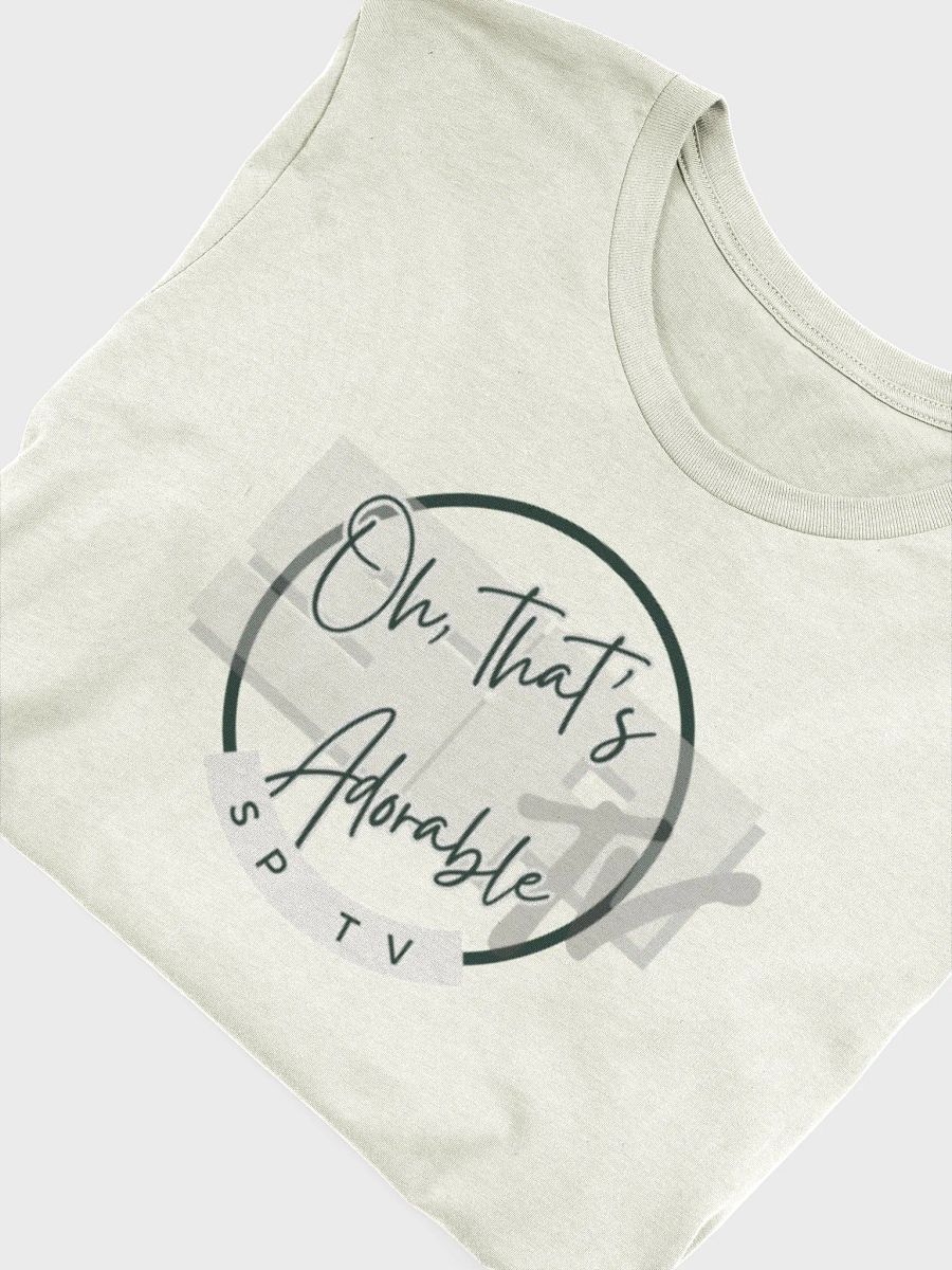 That's Adorable. Circle - logo on sleeve - shirt LIGHT colors product image (47)