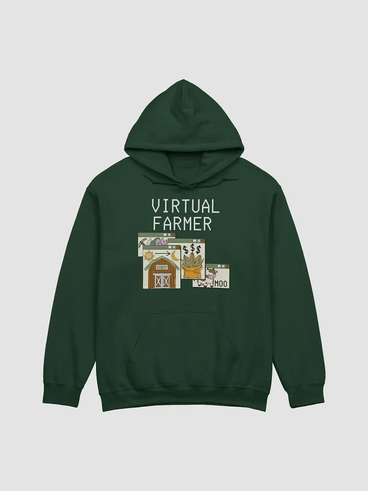 Virtual Farmer Hoodie - White Text product image (2)