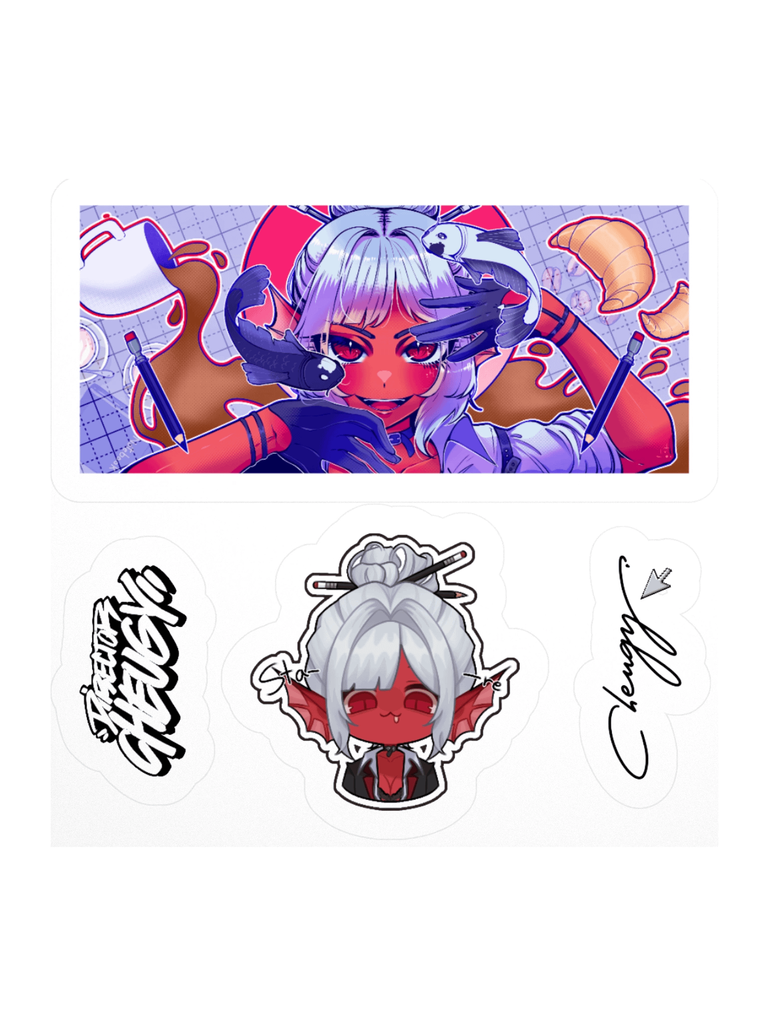 Rise & Grind Sticker Pack product image (3)