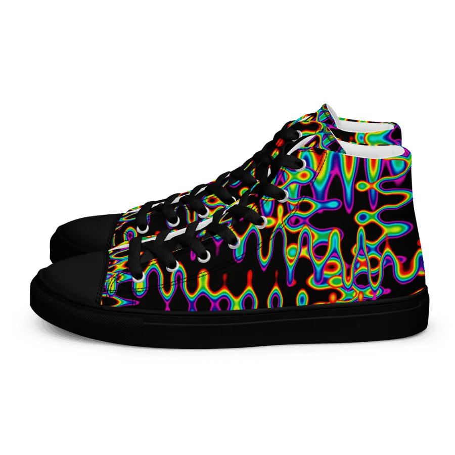 rainbows melt High Top canvas shoes (womens) product image (5)