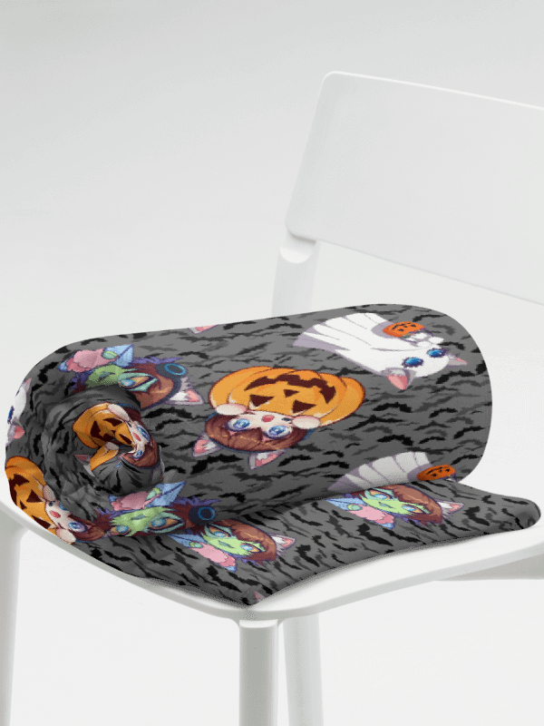 Cat-Tastic Halloween 60x80 Blanket product image (6)