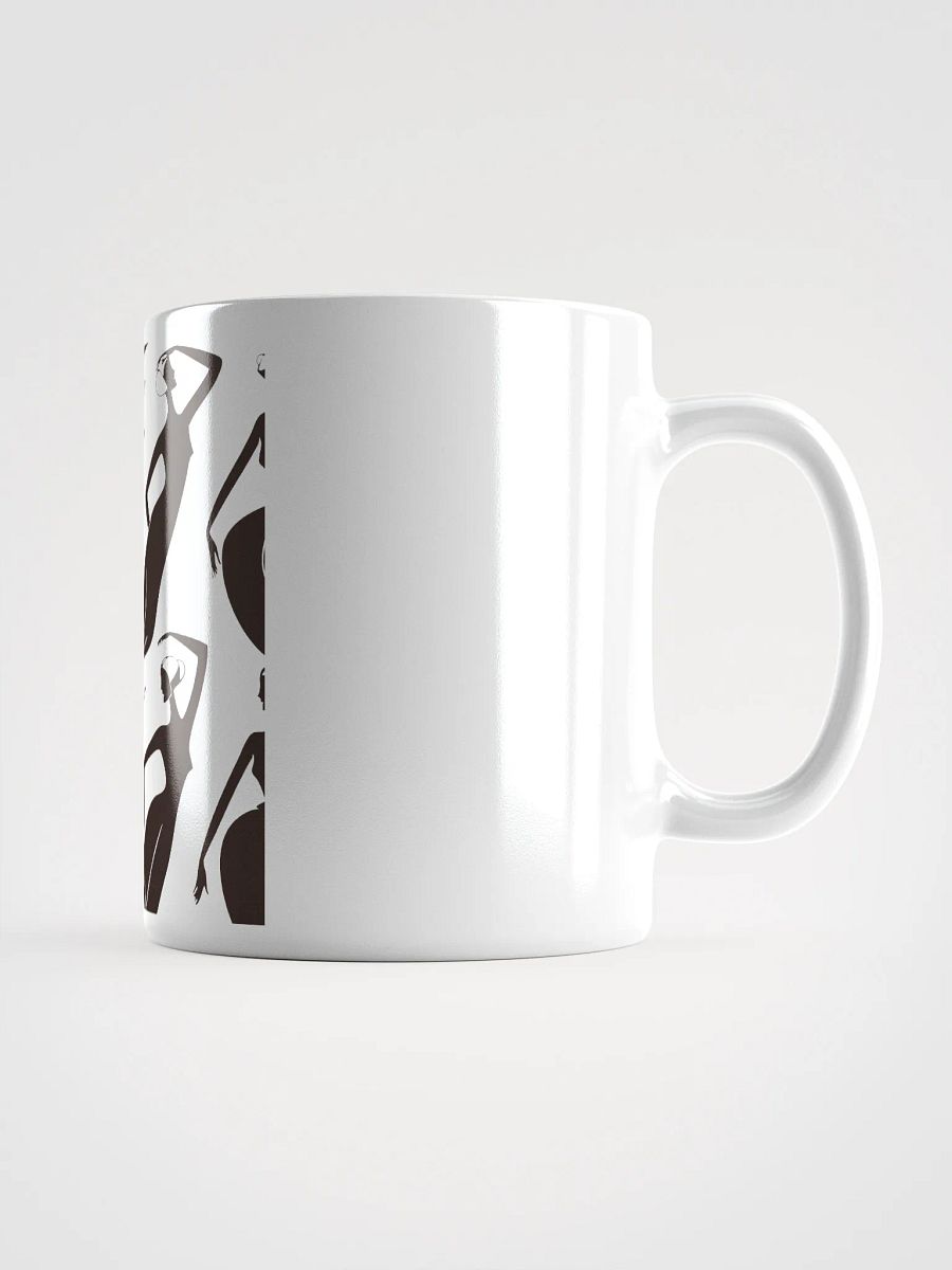 Abstract Female Silhouettes White Glossy Mug product image (1)