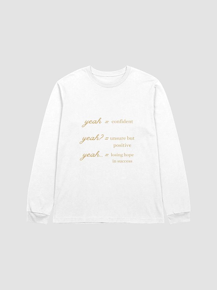 Gamers Guide To Success Not All 'yeah's Are Positive Funny Humor Gamer Super Soft Long Sleeve T-Shirt product image (3)