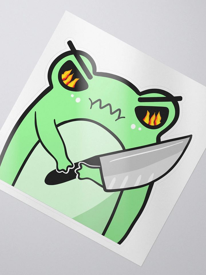 Angry Frog Sticker product image (2)