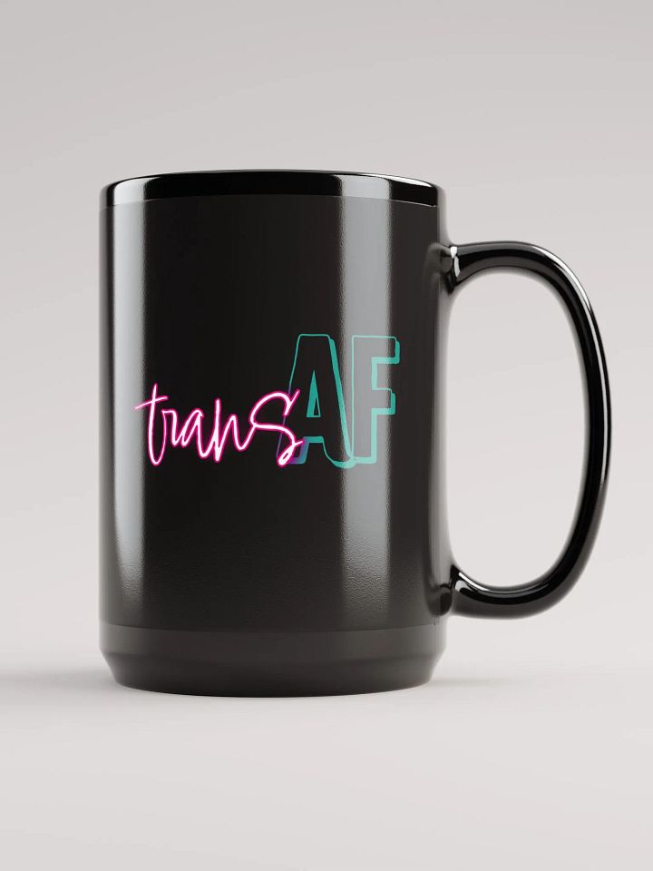 Trans AF Mug 15oz Black product image (1)