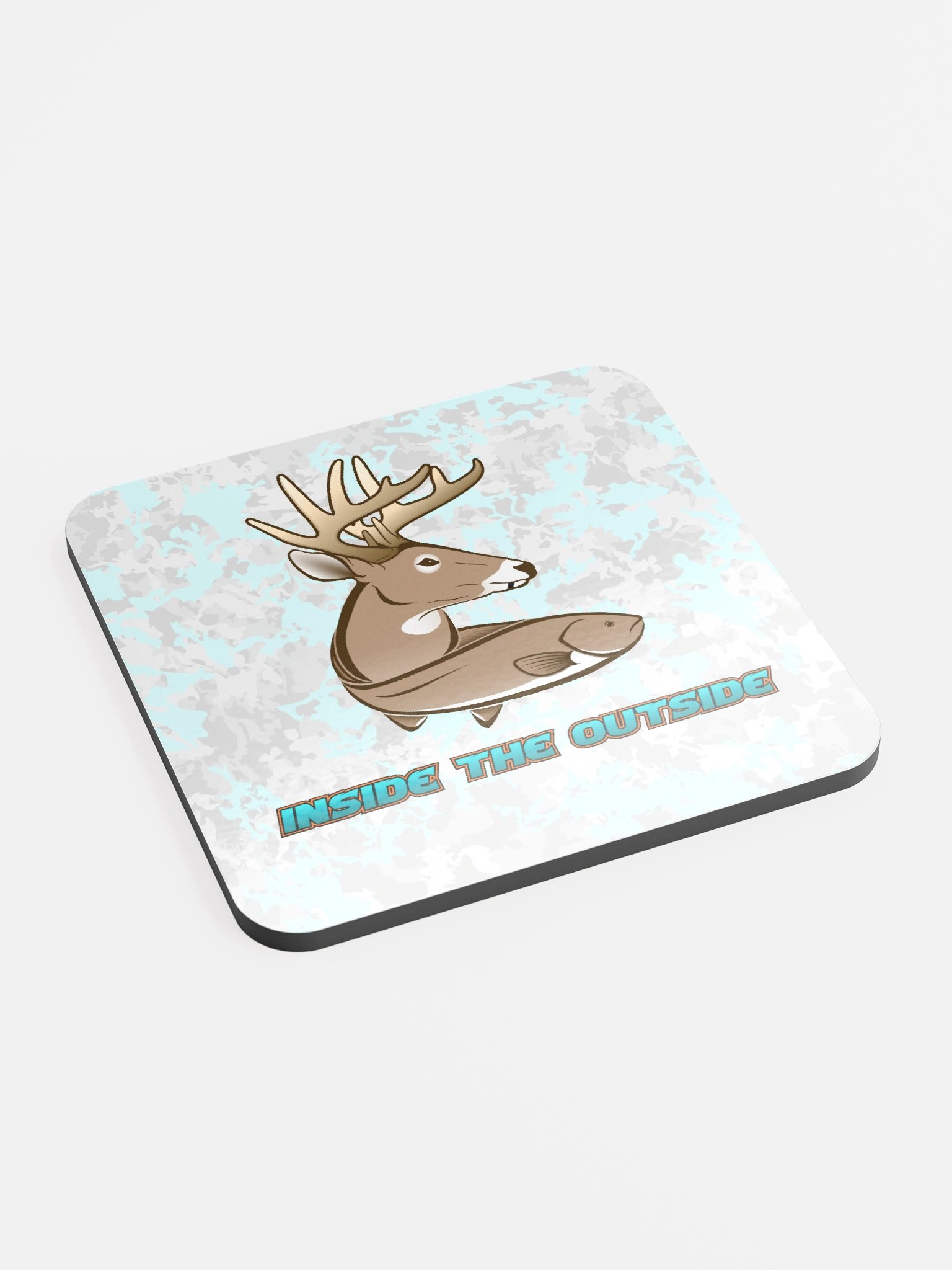 Coaster - Teal Camo W/ Natural product image (2)