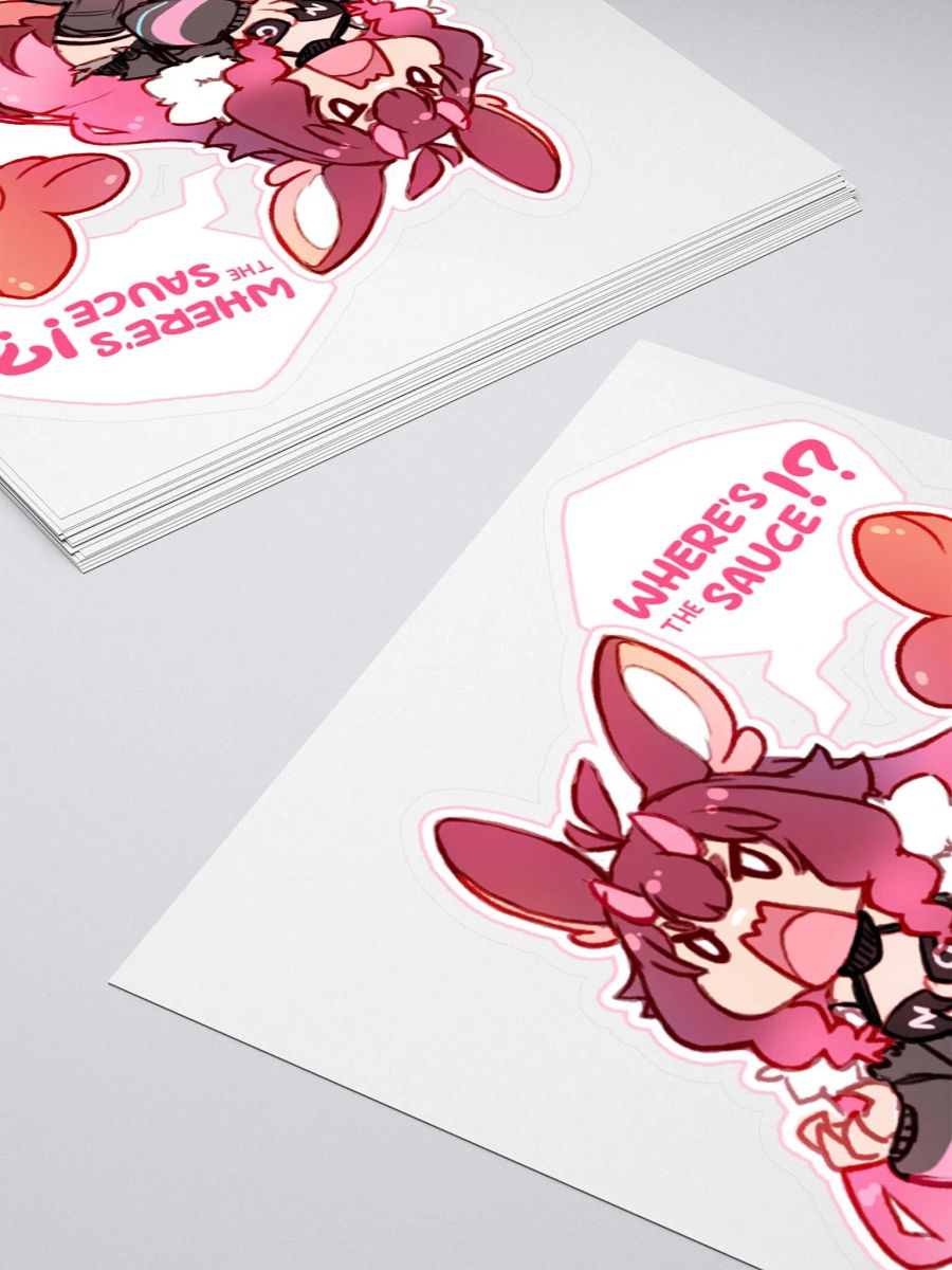 'WHERE'S THE SAUCE' Kaimeriss Sticker product image (4)