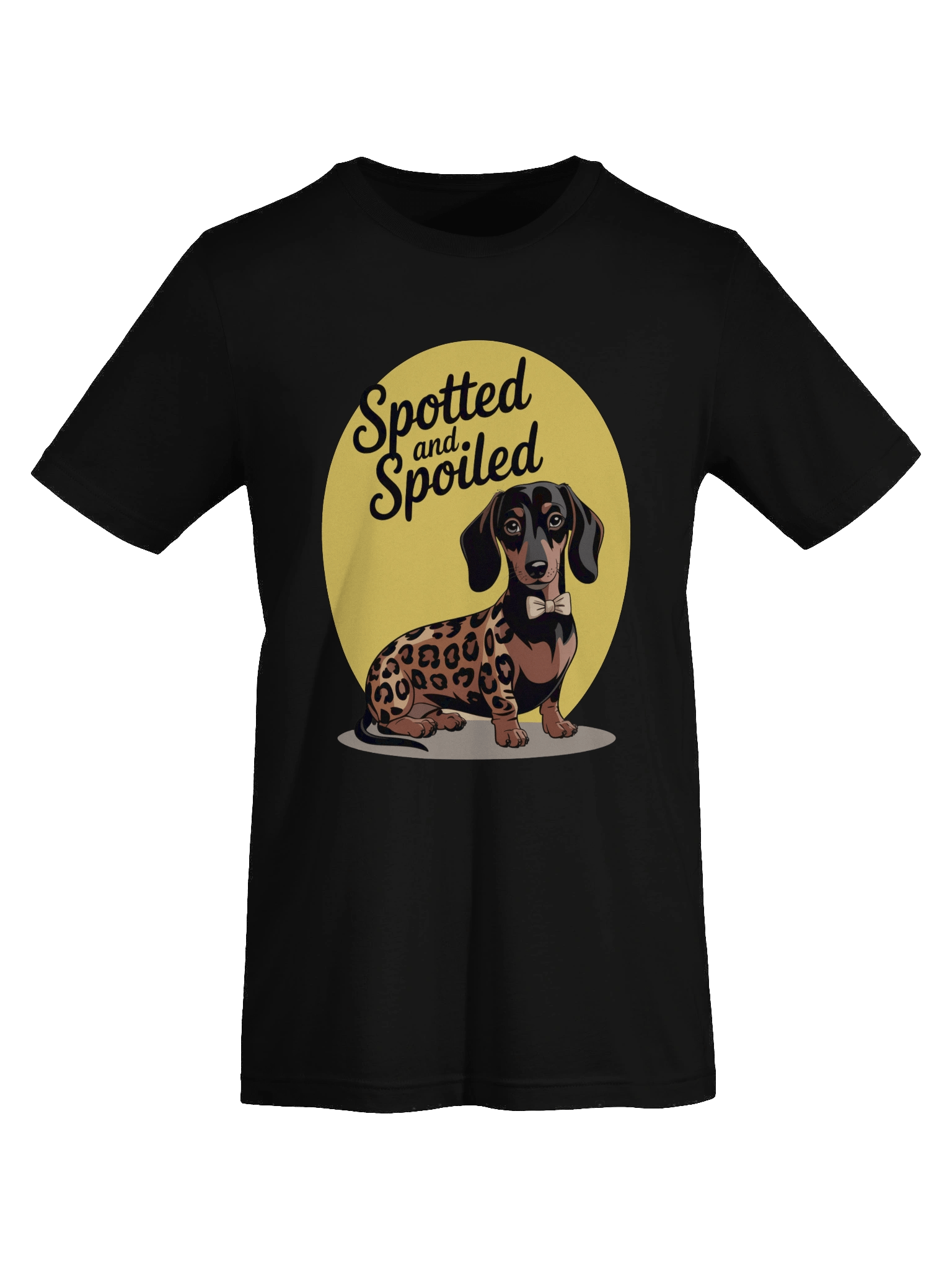 "Spotted and Spoiled" Leopard Print Dachshund T-Shirt – Cute & Funny Dog Lover Tee product image (7)