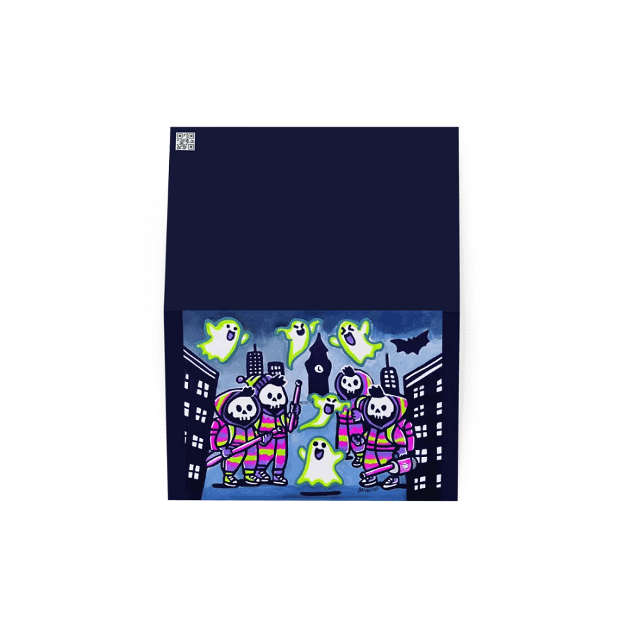 Ghostly Pursuit Greeting Card product image (2)