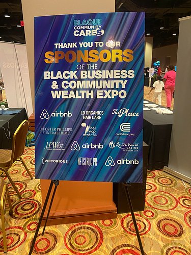 We want to thank @blaque_resource_network for allowing us to be apart of their first Black Business & Community Wealth Expo i...