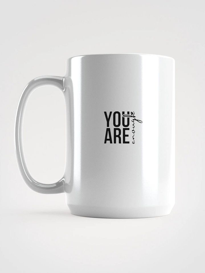 you are enough Gen 2:Corkscrew Inspiration White Glossy Mug product image (1)